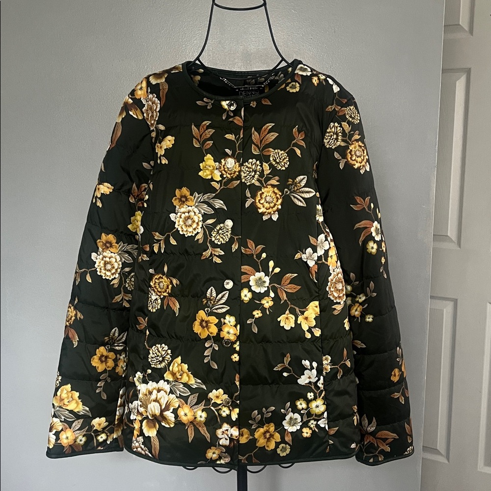 Dennis By Dennis Basso Women's Light Puffer Jacket Size M - Picture 3 of 12